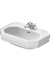Duravit, Spülbecken, Waschtisch 1930 m ÜL HLB 1 Hahnloch 600x410mm weiss WG (41 cm, 60 cm)