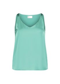Vera Mont , Satinbluse »Satin-Bluse mit V-Ausschnitt« , Silky Green , 40 , 40 , Passform: Lässig