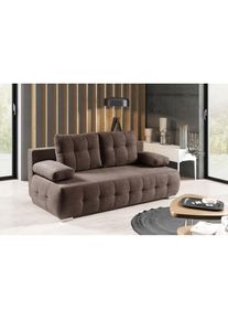WERK2 , Schlafsofa »Indigo Bettsofa mit Bettkasten, Breite 205cm, hochwertige Verarbeitung« 2-Sitzer Sofa und Schlafcouch mit Federkern &...