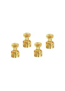 MAGNETOPLAN Kegelmagneet, Ø 18 mm, VE = 48 stuks, geel