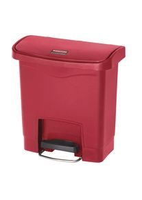 Rubbermaid Pedaalafvalemmer SLIM JIM , van polyethyleen, 15 l, rood