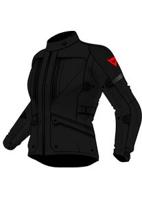 Dainese Mangen Abs&oslash;luteshell Pro, casaco t&ecirc;xtil imperme&aacute;vel , cor: Preto/Preto , tamanho: 50