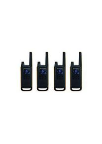 Motorola Walkie Talkie, Quad Pack, 16 Channels, IPX4, 10km, DE/FR Type F/E (CEE 7/7) Plug - B8P00811YDEMAQ