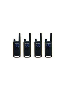 Motorola Walkie Talkie, Quad Pack, 16 Channels, IPX4, 10km, UK Type G (BS1363) Plug - B8P00810YDEMAQ