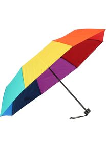 Doppler, Regenschirm, Derby Hit Mini Rainbow Taschenschirm 24 cm, Mehrfarbig
