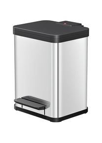 Hailo Pedaalemmer Öko, duo Plus M, inhoud 2 x 9 l, roestvast staal