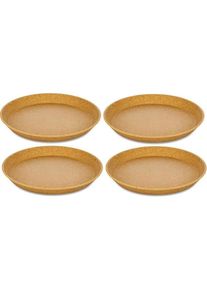 Koziol Speiseteller Connect Ø 20.5 cm, 4 Stück, Beige, Teller, Beige