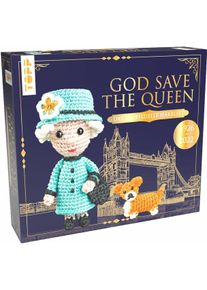 TOPP H&auml;kelset "God save the Queen", Handarbeitsset, Mehrfarbig