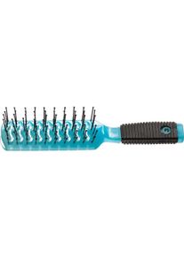 CASO GERMANY Caso, Haarbürste + Kamm, EUROSTIL Unisex Gummibürste Farben Tunnelbürste Schwarz Einheitsgrösse