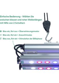 Parus by Venso, Pflanzenlampe, Pflanzenarmatur GrowLight Quattro 60W (LED, 90 V)