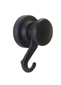 Maul Magneet met carrouselhaak, zwart, VE = 3 stuks, Ø 53 mm, hechtkracht 10 kg