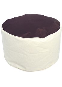 Saco-taburete, H x Ø 320 x 530 mm, beige / marrón