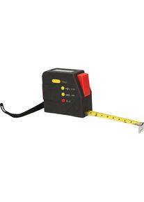 KS Tools Elektrisch meetlint, digitaal, met vastzetter en riemclip, lengte = 5 m