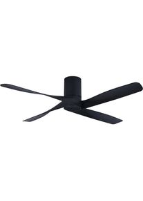 Ventilador de techo Lucci air Riviera, incl. mando a distancia y bombilla GX53, negro