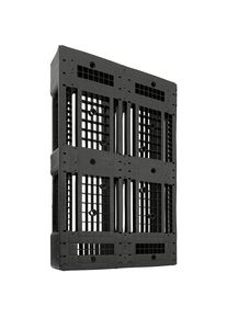 ratioform Kunststof pallet, draagvermogen statisch 5000 kg, zonder rand, breedte 800 mm, doorbroken, vanaf 20 stuks