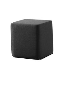 Asiento cúbico SITTING, H x A x P 420 x 400 x 400 mm, negro