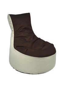 Saco-sillón, H x A x P 900 x 800 x 800 mm, beige / marrón