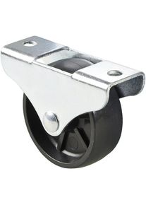 Wagner Bokwiel voor meubels, wielbreedte 19 mm, VE = 20 stuks, Ø 50 mm, draagvermogen 50 kg