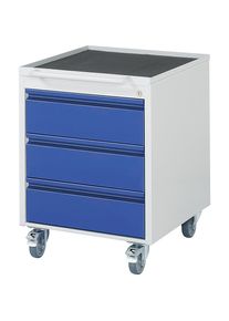 Rau Verrijdbaar ladeblok, met 3 laden, h x b x d = 745 x 580 x 650 mm