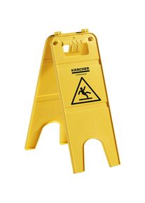 K&auml;rcher Aufsteller Warnschild mit Symbol Rutschgefahr, H&ouml;he 500 mm, ab 2 Stk, gelb K&auml;rcher