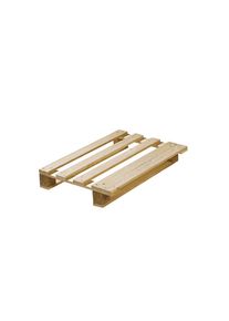 ratioform Palet de madera de medio formato, UE 10 unidades, tratado conforme a ISPM 15, a partir de 1 UE