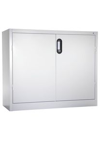 C+P Grootvolumekast, h x b = 1000 x 1200 mm, tweekleurig, diepte 500 mm, deuren lichtgrijs