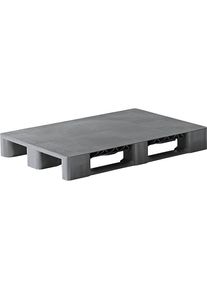ratioform Palet de plástico con listones de deslizamiento, L x A 1200 x 800 mm, antracita