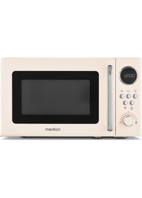 Medion Retro-Mikrowelle MD 15000, Mikrowelle, Beige