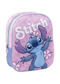 Stitch, Kindergartentasche, Schulrucksack Rosa 25 x 10 x 31 cm, Rosa