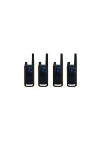 Motorola Walkie Talkie, Quad Pack, 16 kanaler, IPX4, 10 km, UK typ G (BS1363) kontakt - B8P00810YDEMAQ