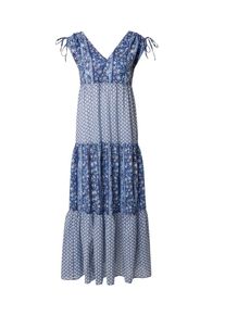 Pepe Jeans Dames Jurk 'MARIELLE' blauw / lichtblauw / wit 34