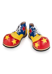 Pleaser Clownschuhe gelb-rot-blau