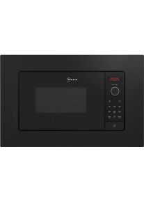 Neff HLAWG26S3 N30 Einbau-Mikrowelle 59,5cm breit 20 Liter 800 Watt QuickStart 7 Automatikprogramme schwarz