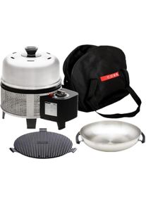 Cobb Premier Gas Deluxe 2.0 Kartuschen-Gasgrill Griddle/Wok/Tasche Camping Exklusiv Wagner Edition