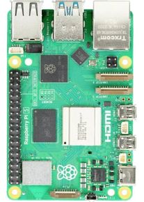 Raspberry Pi 5 Modell B Einplatinencomputer Single-Board-Computer ARM Cortex-A76 2,4GHz 8GB RAM Broadcom Video Core VII Bluetooth