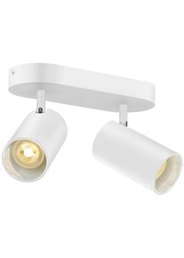 SLV ASTO TUBE Deckenaufbauleuchte Deckenleuchte zylindrisch GU10 10W weiß