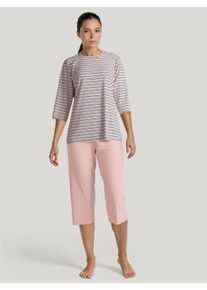 Calida Pigiama 3/4 per Donna, M M, Rosa, Abbigliamento da notte senza tempo in puro cotone