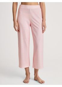 Calida 7/8 pantaloni da pigiama per Donna, S S, Rosa, I preferiti dell'estate leggera da mescolare e abbinare