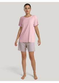 Calida Pigiama corto per Donna, XS XS, Rosa, Abbigliamento da notte senza tempo in puro cotone