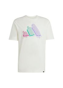 adidas Sportswear Funktionsshirt Herren weiß Größe XXL Logoprint