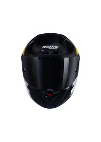Nolan X-804 RS Ultra Carbon Combo Gara 350 Motorradhelm (Gelb/Grau/Schwarz)