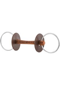 beris Wassertrense mit Lederstange, 7,5cm, 130mm, hart