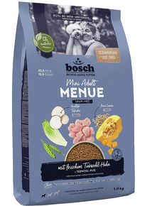 Bosch HPC Menue Mini Adult Tierwohl-Huhn Trockenfutter, getreidefrei, 1kg