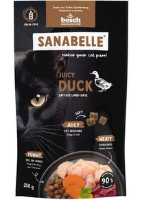 Sanabelle Juicy Trockenfutter mit Land-Ente, 250g