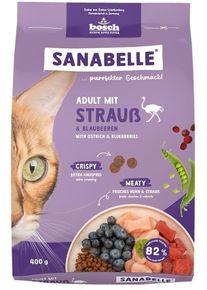 Sanabelle Adult Trockenfutter mit Strauß, 400g