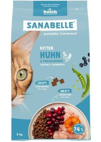 Sanabelle Kitten Trockenfutter mit Huhn, 2kg
