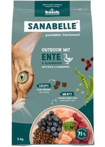 Sanabelle Outdoor Trockenfutter mit Ente, 2kg