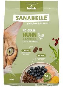 Sanabelle No Grain Trockenfutter mit Huhn, 400g