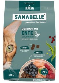 Sanabelle Outdoor Trockenfutter mit Ente, 400g