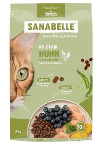 Sanabelle No Grain Trockenfutter mit Huhn, 8kg